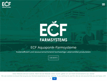 Tablet Screenshot of ecf-farmsystems.com